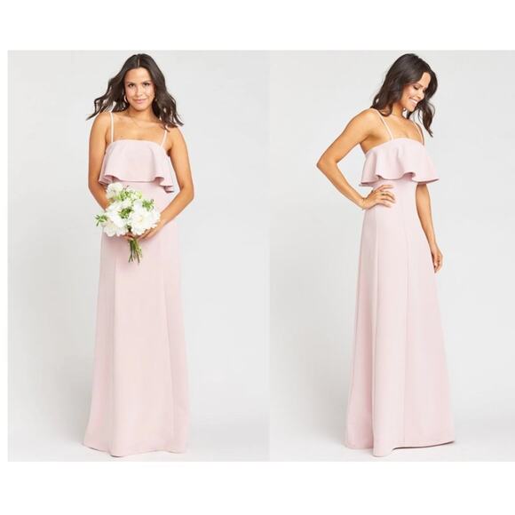 Show‎ Me Your MuMu Monaco Ruffle Gown Bridesmaid Dress - Picture 1 of 11
